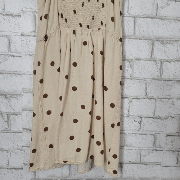 Blu Pepper linen blend polka dot dress - Picture 11 of 12